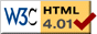 W3C HTML 4.01